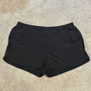 Athleta black athletic shorts.  Size L